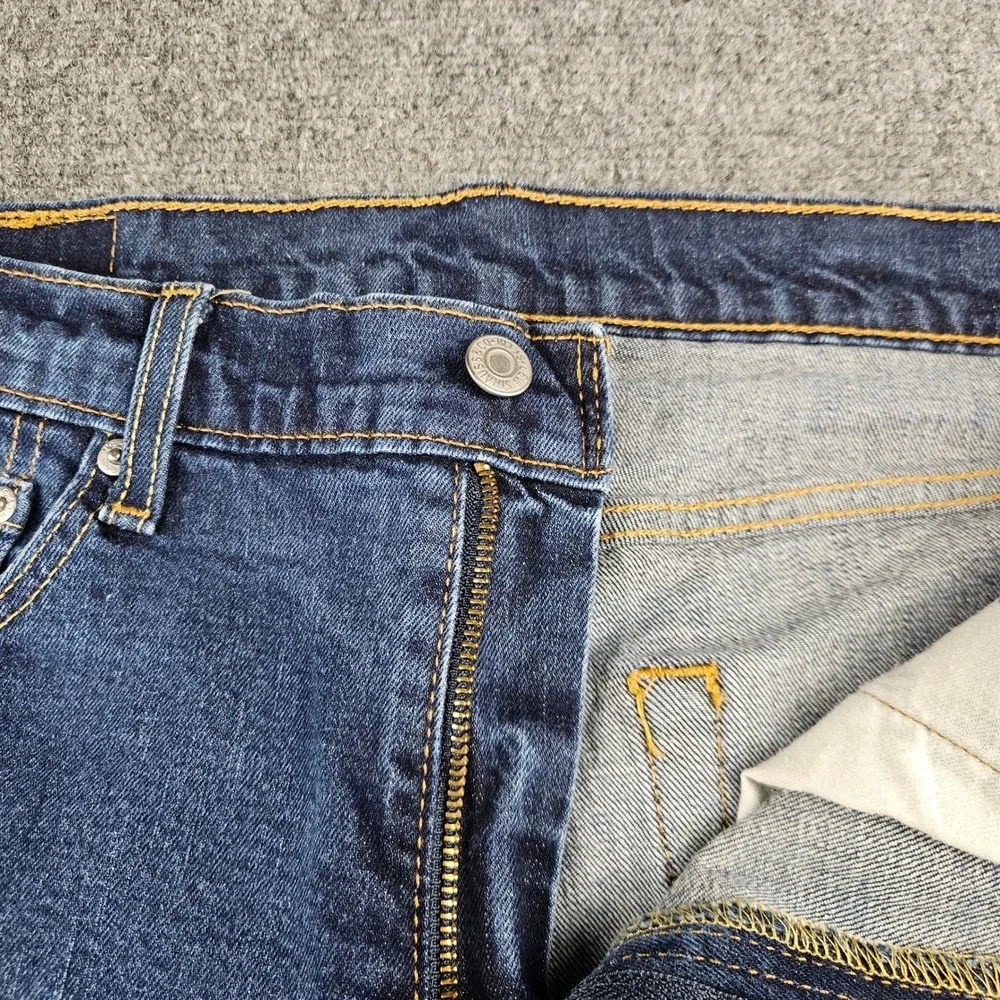 Levis 511 Slim Fit Jeans Mens 34x34‎ Dark Wash Denim Pants 511-1322